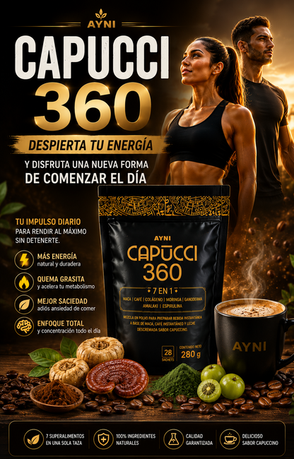 ☕ AYNI Capucci 360™ | Café Premium 7 en 1