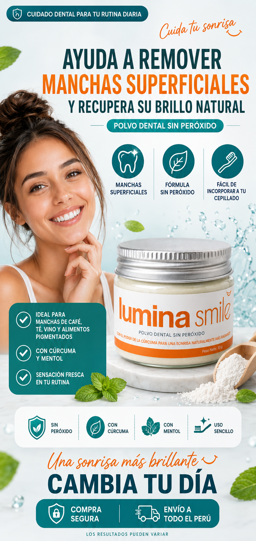 ✨ Lumina Smile: Remueve las Manchas Superficiales y Recupera tu Sonrisa Naturalmente Brillante 🦷🦷