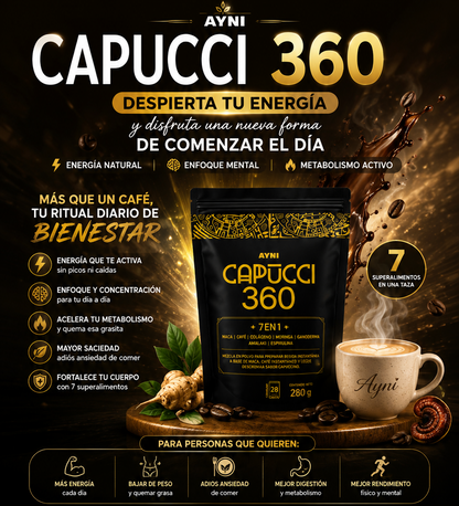 ☕ AYNI Capucci 360™ | Café Premium 7 en 1