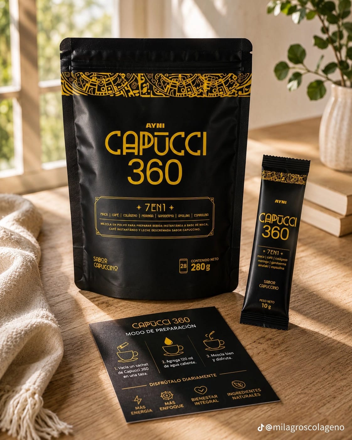 ☕ AYNI Capucci 360™ | Café Premium 7 en 1