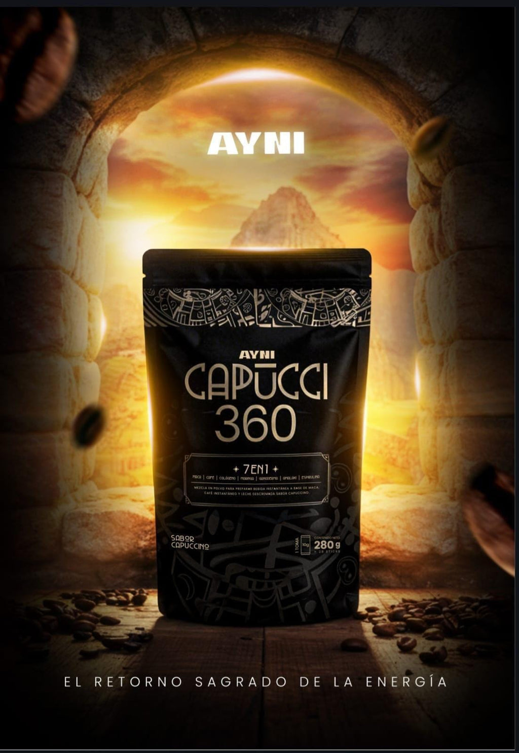 ☕ AYNI Capucci 360™ | Café Premium 7 en 1