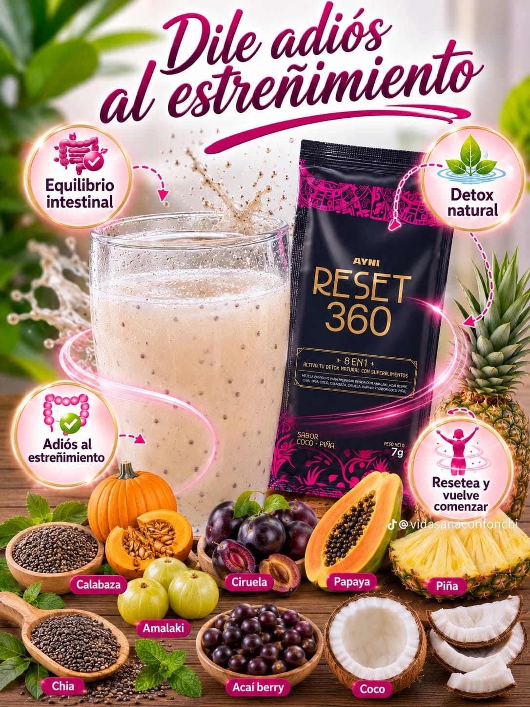 🔄 RESET 360™ | Suplemento Funcional para Desintoxicación y Bienestar Total ⚡