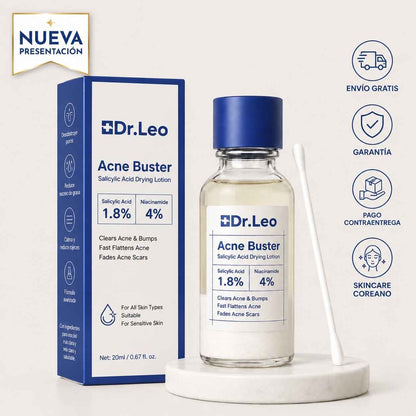 🌙 Dr. Leo Acne Buster: Acción Focalizada de Noche contra el Acne y las Imperfecciones ✨